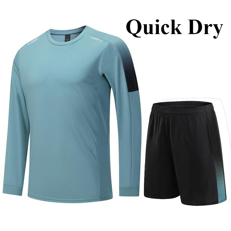 Running Gear Quick Dry - Herren-Sportbekleidungsset für Laufen, Fitness, schnell trocknende