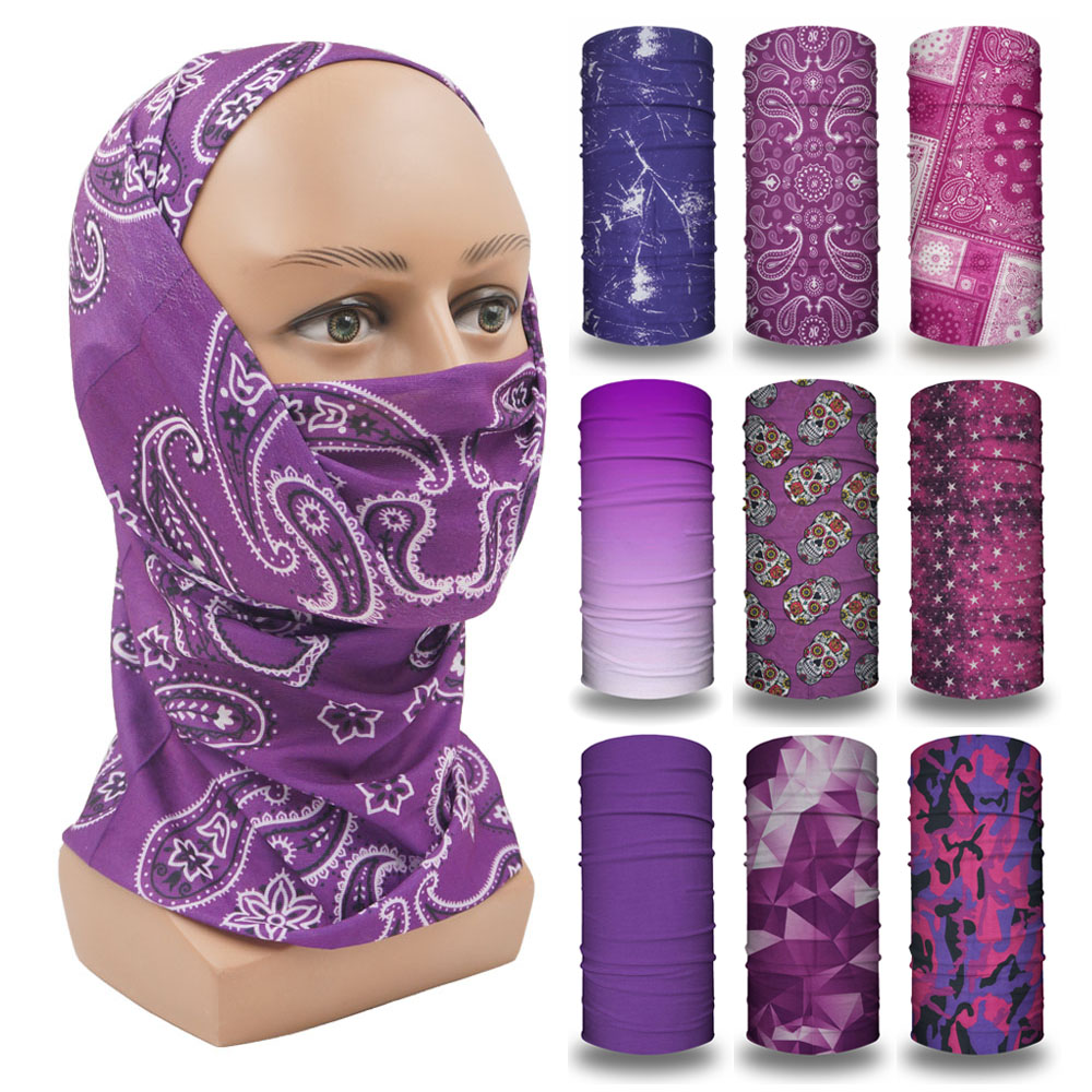 Head Gear Running - Lila Sturmhaube für Damen, Laufen, Camping,