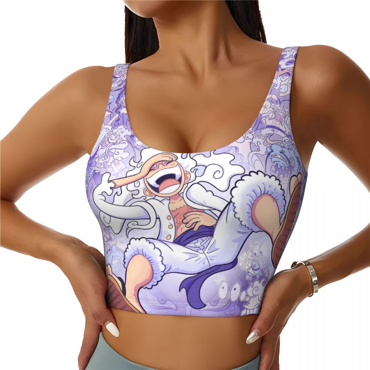 Running Gear Tank - Maßgefertigte One Piece Luffy Manga Workout