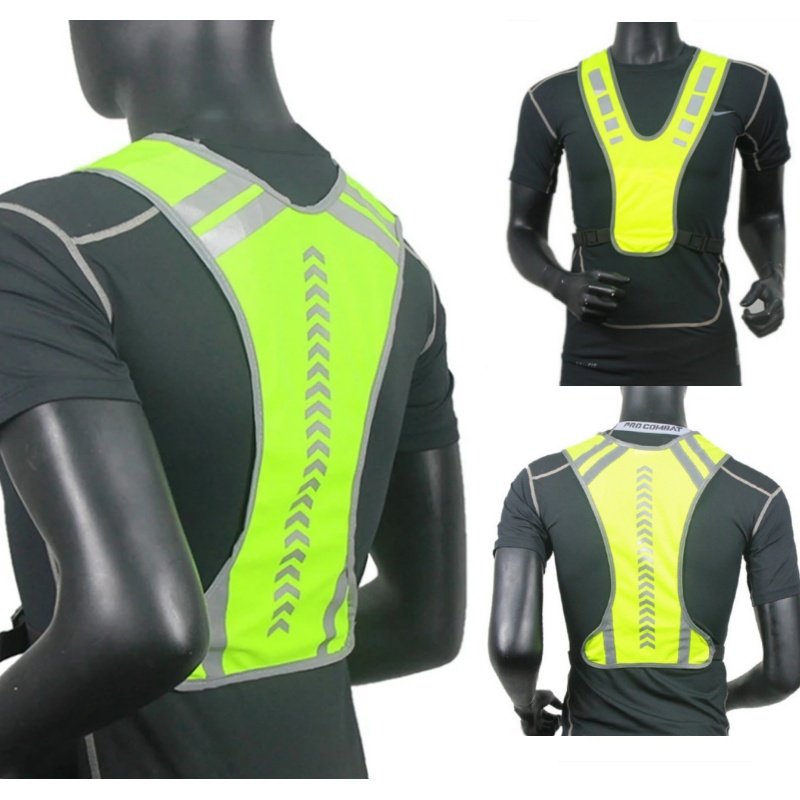Running Gear Tank - Outdoor-Sport, reflektierendes Tuch, elastische Weste, Nachtlauf,