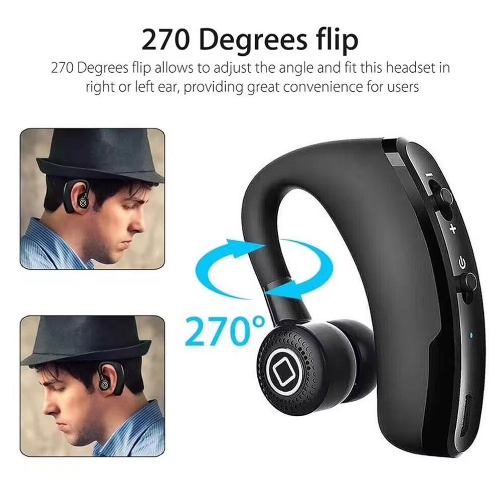Earphone Sport Hook - Einzelohr-Bluetooth 5.5, kabelloser Kopfhörer mit LED-Anzeige,