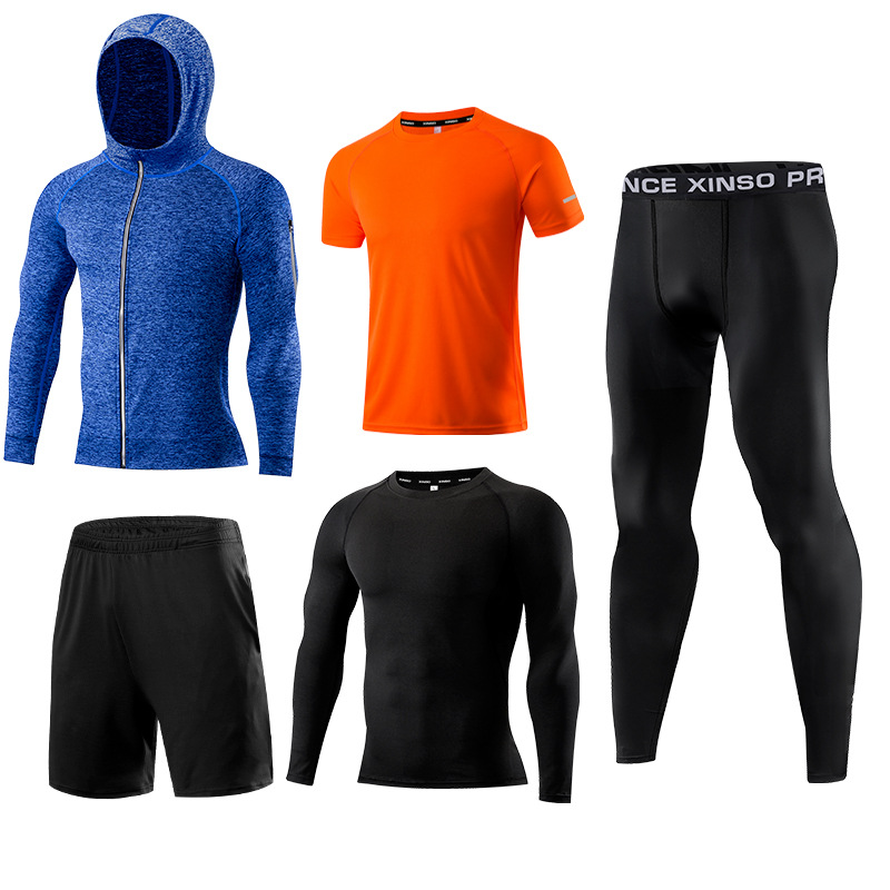 5-teiliges Herren-Fitness-Klei – Running Gear Quick Dry Bewertung und Preis