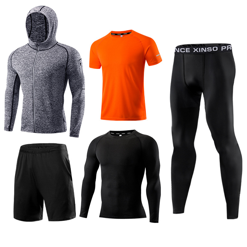 5-teiliges Herren-Fitness-Klei – Running Gear Quick Dry Bewertung und Preis