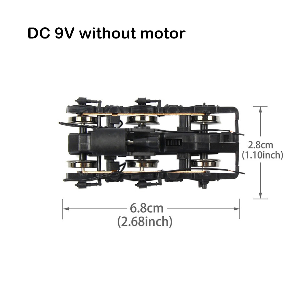 Ho Maßstab 1:87 Chassis Bogie  – Running Gear Train Bewertung und Preis