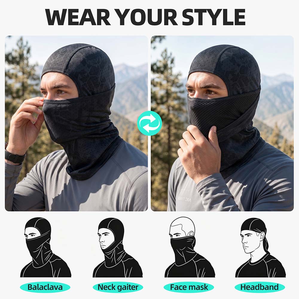 Atmungsaktive Balaclava-Mütze, – Head Gear Running Bewertung und Preis